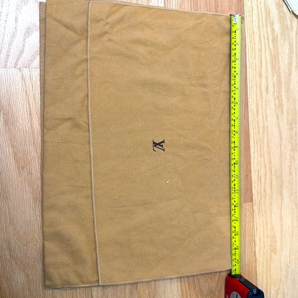 Authentic Louis Vuitton dust bag measures 13.5” H x  17.5” W - Picture 1 of 3